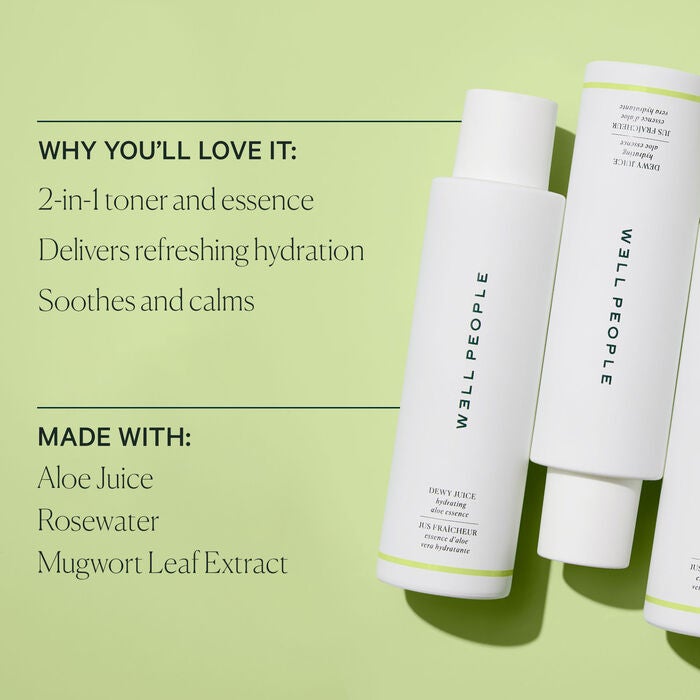 Dewy Juice Hydrating Facial Essence w/ Aloe | EWG Toner | Well People