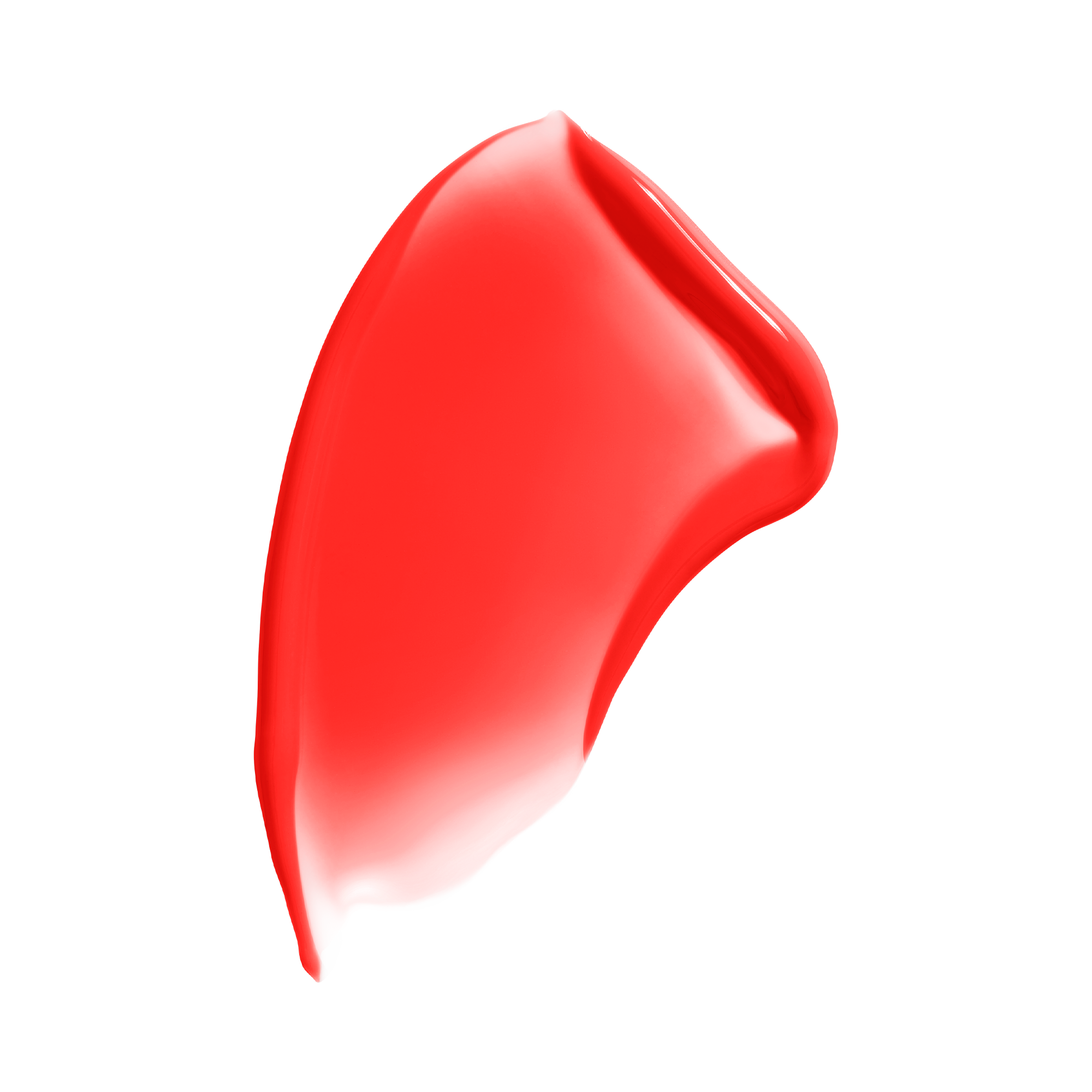 red coral lip oil swatch